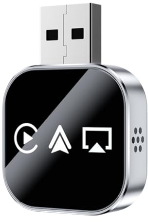 Aboiled 3 In1 Wireless Carplay Adapter Smart Carplay Airplay Android Auto USB Dongle Wired Carplay to Wireless Plug and Play B