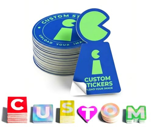 Custom Die-Cut Vinyl Stickers & Logo Labels 25mm to 254mm | Waterproof & UV-resistant. No-residue clean removal. Matte or glossy finish. Ideal for packaging, laptops & bottles.