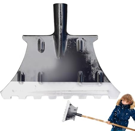 Pala da neve per auto, pala invernale staccabile, 33 cm, rinforzata, per campeggio, spiaggia, esterno, cortile, giardino, prato, parcheggio e marciapiede