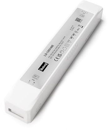 illuburg Trasformatore LED 48V 120W Senza Sfarfallio per LED Strisce Lampada Mobili LED Alimentatore Driver