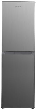 Cookology 248L 50/50 Freestanding Fridge Freezer 4 Star 138L 110L - Inox - Reversible Doors - LED Light - 40dB Quiet - 55cm