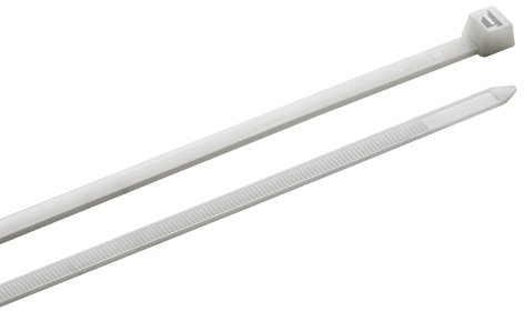 Meister Kabelbinder - Praktisches Set - 25 Stück - weiß - 550 x 7,6 mm - Stabiles Nylon - Formbeständig - Langlebig & robust / Kabelbinder-Set für Bündelgut / Kabelverbinder / 7452650 | Praktisches Set – Formbeständig – Langlebig und robust – Kabelbinder-Set für Bündelgut – Kabelverbinder – weiße Ausführung