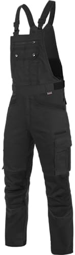 WÜRTH MODYF Arbeitslatzhose Nature - professionelle Arbeitshose für Herren - Latzhose mit Knieschutztaschen - in den Größen 24-110 in Grau und weiteren Farben