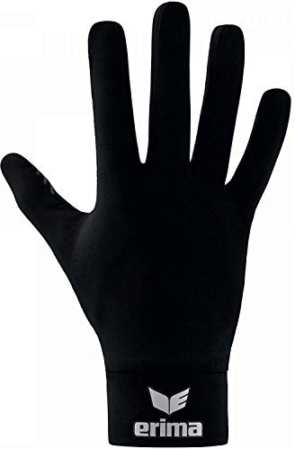 Erima Erwachsene Feldspielerhandschuh Functional, Schwarz, 4, 7242010