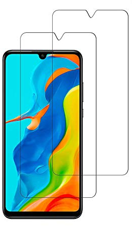 WEOFUN 2 Stück Panzerfolie für Huawei P30 Lite/Nova 4e,Schutzfolie für Huawei P30 Lite [ 9H Härte Displayschutz, Anti-Kratzen, Anti-Öl, Anti-Bläschen ]