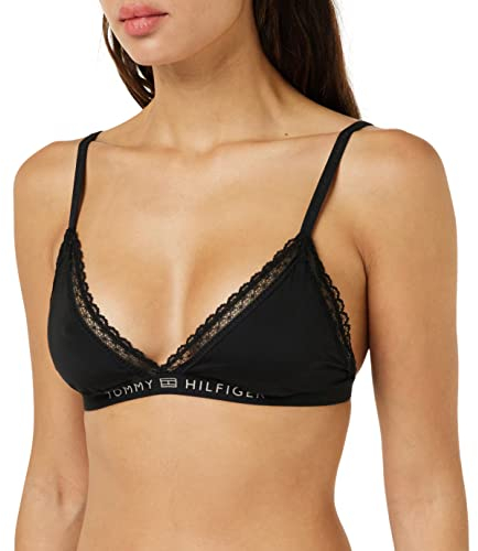 Tommy Hilfiger Damen BH ohne Bügel, Schwarz (Black), XS