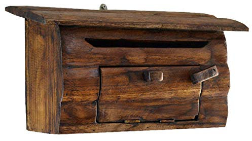 Cassetta postale da parete - Cassetta postale da parete - per porta da parete Recinzione Post Giardino Stile vintage Fascino nostalgico Decorazioni per la casa small gift