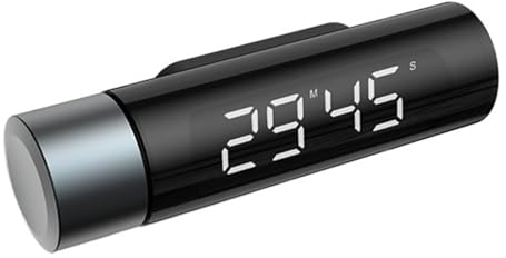 Kitchen Timer LED Digital Kitchen Timer Rotary Timer Circular Flip Countdown Timer Boiled Egg Timer Kitchen Reminder For Cooking Shower Study Save Power