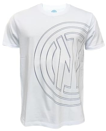 Inter T-shirt överdimensionerad vit logotyp T-shirt herr unisex - vuxen