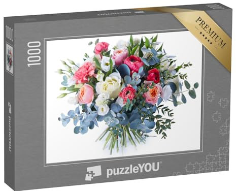 puzzleYOU : Puzzle de 1000 pièces « Bouquet de Fleurs Multicolores »