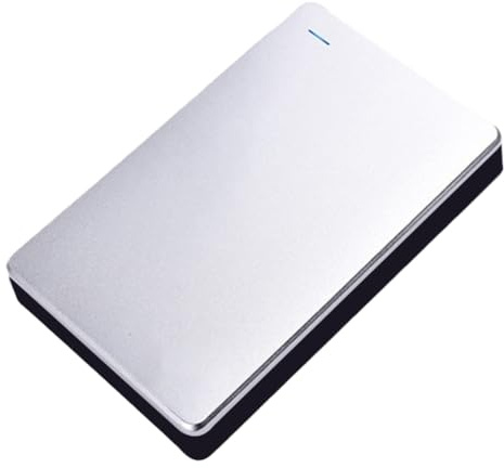 Begchy Externe Disque Dur Mobile Externe High USB 3.0 Stockage 1To Disque Dur Portable pour Ordinateur Portable PC de Bureau Argent