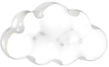 Transparente Gel-Handgelenkauflage für Maus, weiße Silikon-Wolken-Maus-Handgelenkauflage, kühle, weiche, ergonomische Handgelenkauflage, entspannen Sie Ihr Handgelenk, für Laptop, Computer, Büro und