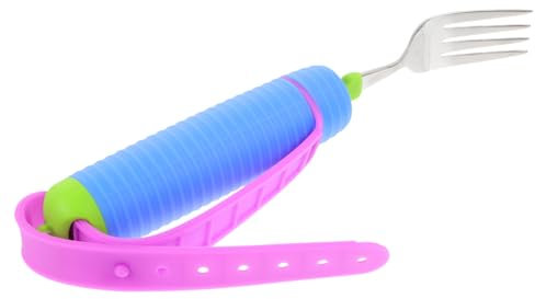 KOMBIUDA Cubiertos Adaptables Para Personas Discapacidad Tenedor Antivibraciones Vajilla Ligera