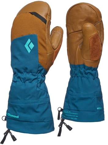 BLACK DIAMOND Women's Mercury Ski/Snow Mitts | Contains BD.Dry Waterproof Inserts Waterproof Insert | Removable Liner Mittens | Azurite 2.0 | Medium