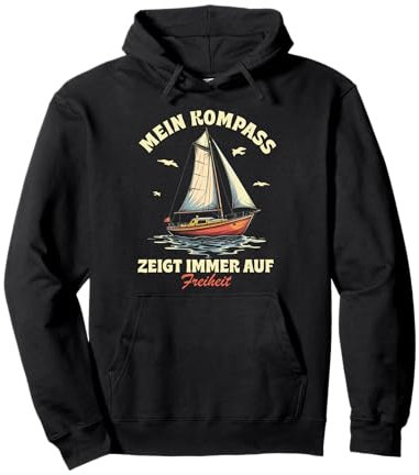 Lustige und witzige Segeln Geschenke Segel Boot Segler Pullover Hoodie