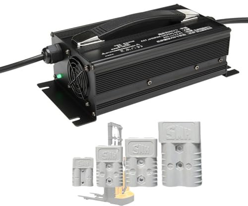 WLEJSL 36 V 25 A Blei Säure Batterieladegerät 1200 W Hochleistungs Batterieladegerät Gabelstapler Batterieladegerät für Elektrofahrzeuge, Elektro Gabelstapler, Elektroboote,120a