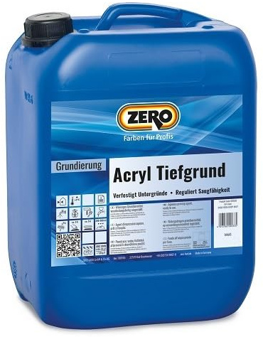 Zero Acryl Tiefgrund transparent 10 Liter