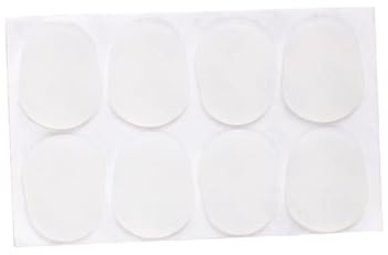 AKOOSY 8 Stück Silikon Saxophon Pads für Tenor und Bassklarinetten Mundstücke Weiß zum Schutz der Zähne Vibrationsdämpfend