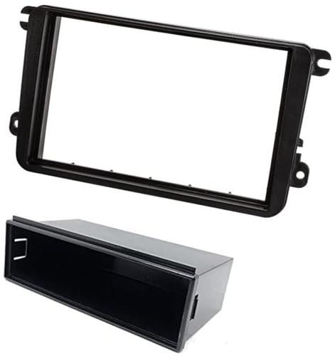 MKVAXR Installazione telaio autoradio DIN singolo, telaio pannello frontale stereo 1 DIN 2 DIN, for Seat, Pannello cruscotto autoradio