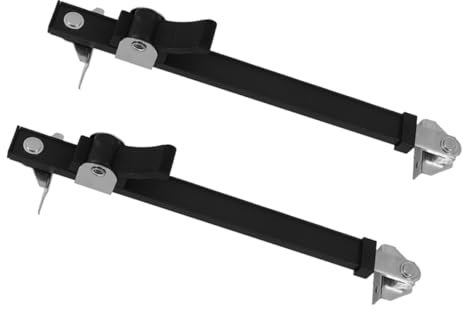 Tofficu 2pcs Heavy Duty Window Lock Casement Window Hinges Telescopic Stay Safety Lock