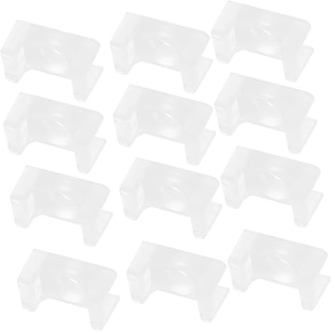 HOMSFOU 100pcs Saddle Type Cable Tie Holder Base Screw Hole for Cable Repair Kit Easy Installation at Home Office