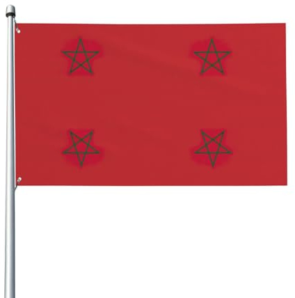 Bandiera del Marocco Stampa Bandiera 3x5 Ft Banner Decorativo Giardino Cortile Saluto Striscione, Interni Esterni Decorazione Del Partito
