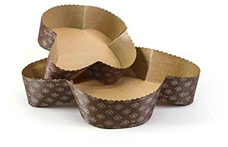 Confezione 25 Pezzi Stampo Colomba in Carta - 100 Gr