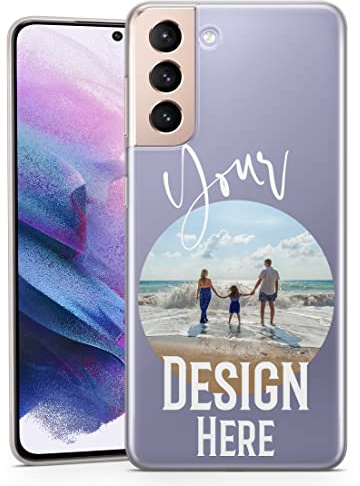 TULLUN Personalisierte Handyhülle für Samsung Galaxy S20 - Ihr Eigenes Collage Bild Foto Idee Design Stil Brauch Soft Gel Schutzhülle HandyHülle - Ihr Eigenes Design