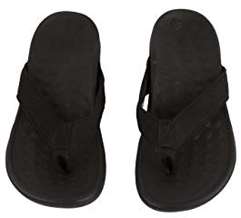 PRO 11 WELLBEING Orthotic Sandals with Great Arch Support (Black) 7 UK