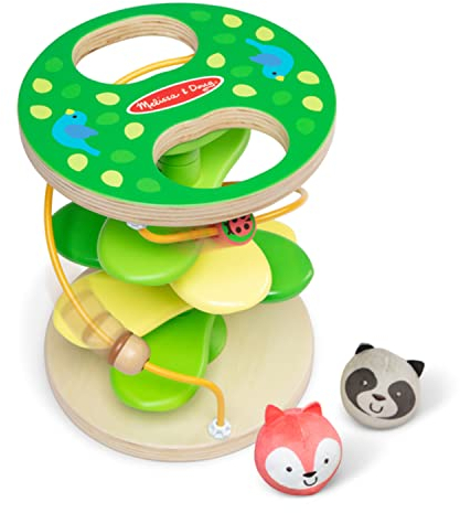 Melissa & Doug Rollables Baumhaus, Aktivitätsspielzeug für die frühe Entwicklung Jungen & Mädchen ab 1J., Holzspielzeug ab 1 Jahr, Ursache-Wirkung-Babyspielzeug mit sensorischen Bällen