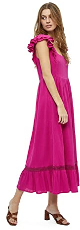Desires Vestido Chira Sin Mangas de Media Pantorrilla para Mujer, Rosa (0473 FESTVIAL FUCHSIA), M