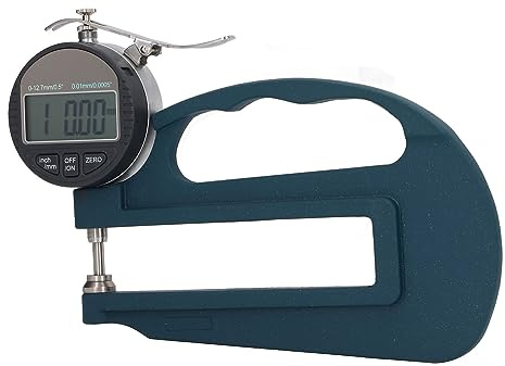 Spessimetro Digitale 0,01 Mm Risoluzione 0‑12,7 Mm Intervallo di Misurazione Spessore Micrometro Strumento di Misurazione dello Spessore