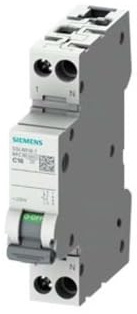 Siemens 5SL6 Miniaturüberlastschalter Typ C, Pol 1-polig 6A 400V ac, Abschaltvermögen 6 kA SENTRON