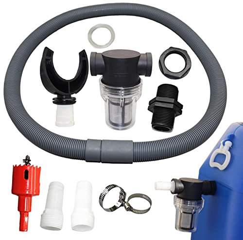 Luckxing Regentonnen-Set,Regenfässer Fallrohr Regensammler - Speedy Downpipe Regensammler, Wassersammelsystem für Arbeiten im Freien, Garten