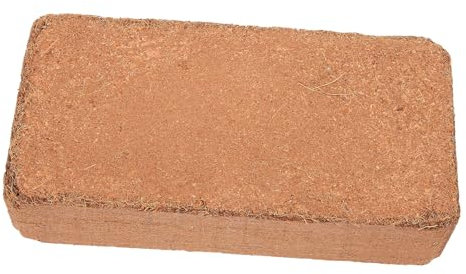 Bloc de Terreau Organique Compressé 650g pour Plantes, Café