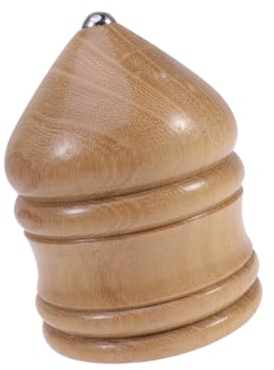 BESTonZON Holzspielzeug DIY Gyroskop Steckspielzeug Für Junge Mädchen Und Ältere Menschen Aus Hochwertigem Ulmenholz Braun Fördert Kreativität Und Feinmotorik