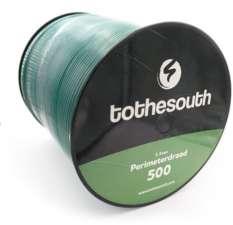 To the South® Filo perimetrale da 5,5 mm (PRO) adatto a tutti i robot tosaerba TECHLine - Doppio isolamento - Lunghezza: 500 metri