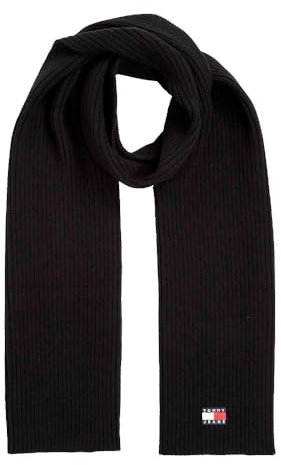 Tommy Hilfiger Schwarzer Herren-Schal Core, Schwarz , Einheitsgröße