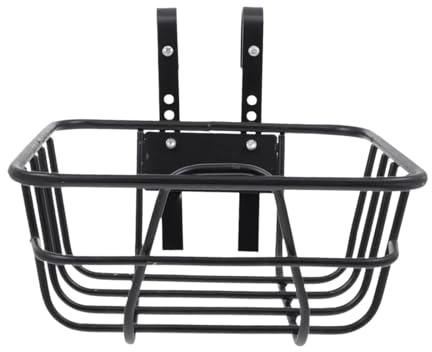 Dickly Vorderradkorb, vorderer Fahrradkorb, Motorrad Gepäckpaketpaket vorne mit dem Heckbike -Cargo -Rackbike -Bike -Lenkerkorb, 23cmx23cmx12cm