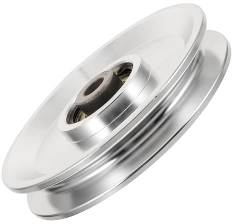 POPETPOP Riemenscheibe Mit Universallager Aus Metall Für Fitness Ersatzteil Fitnesszubehör Verschleißfest Austauschbar Fitnessstudio-riemenscheibe Aus Aluminiumlegierung