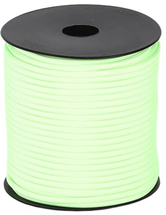 Paracord Schnüre 4mm*50m Leuchtende Seil Fluoreszierende Neun Kern Schnur Für Outdoor Aktivitäten Im Dunkeln DIY Handgemachte Webart Leuchtende Zeltseil Für Armbänder Schlüsselanhänger Anhänger