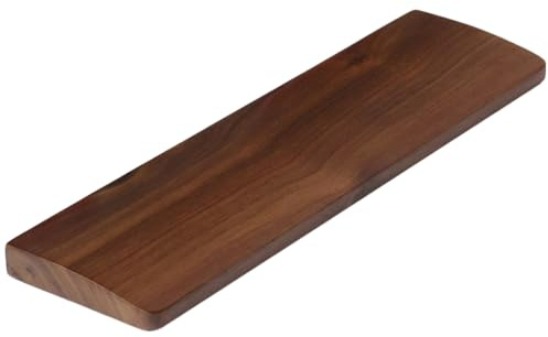 Didiseaon Walnut Wood Keyboard Wrist Rest 11.81In Keyboard Wrist Support for Mechanical Anti-Slip Hand Rest Pad for Gaming Typing Desk Use 1 Wooden