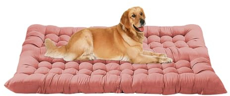 ping bu Materasso per Cuccia per Cani di Taglia Grande, Tappetino Calmante per Cuccia per Animali Domestici Lavabile, Materassi per Cucce per Cani Extra Large Anti-Ansia per Cani di Taglia Media e