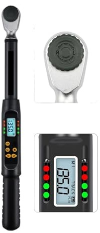 QZCX Llave dinamométrica digital, Llave dinamométrica digital profesional ajustable de alta precisión con almacenamiento de datos y herramienta de reparación