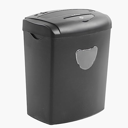 Fafeicy Cross Cut Paper Shredder 21L Kapacitet 10 Strimlar CD-skivor Kreditkort med Lågt Brus 15 Min Kontinuerligt i 30 Min Nedkylning