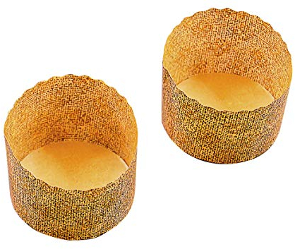 Pro DP 3000 Mini Panettone Einwegbackformen Papierbackformen Ø60mm Boden 45mm hoch