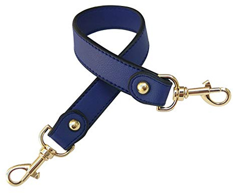 Asudaro Taschengriff, 43cm Pu-Leder Handtasche Griffe Damen Taschenhenkel Schulterriemen Riemen DIY Schultergurt Tragegriffe mit Karabinerhaken Ersatz Gürtel für Kleine Handtasche Taschenzubehör Blau