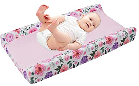 LICHENGTAI Bezüge für Wickelauflagen, Super Weich Cradle Matratze Wickelauflagenbezug Säugling Stretchy Stoff Wickeltisch Abdeckung Wickelunterlage Baby Nursery Windel Wickelunterlage 81 x 41 x13cm