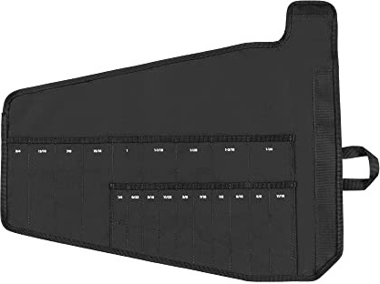 TEKTON 19-Werkzeug-Ringmaulschlüssel-Tasche (1/4-1-1/4 Zoll) | OTP21104