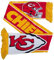 Great Branding Kansas City Chiefs NFL HD Jaquard Scarf Rot Gelb Schal - STK